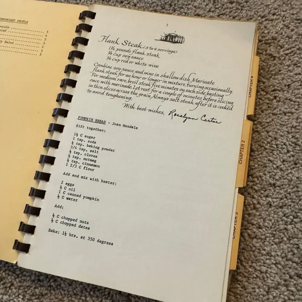 Vintage What's Cookin Regional Recipe Book Buffalo, Illinois St Joseph Church